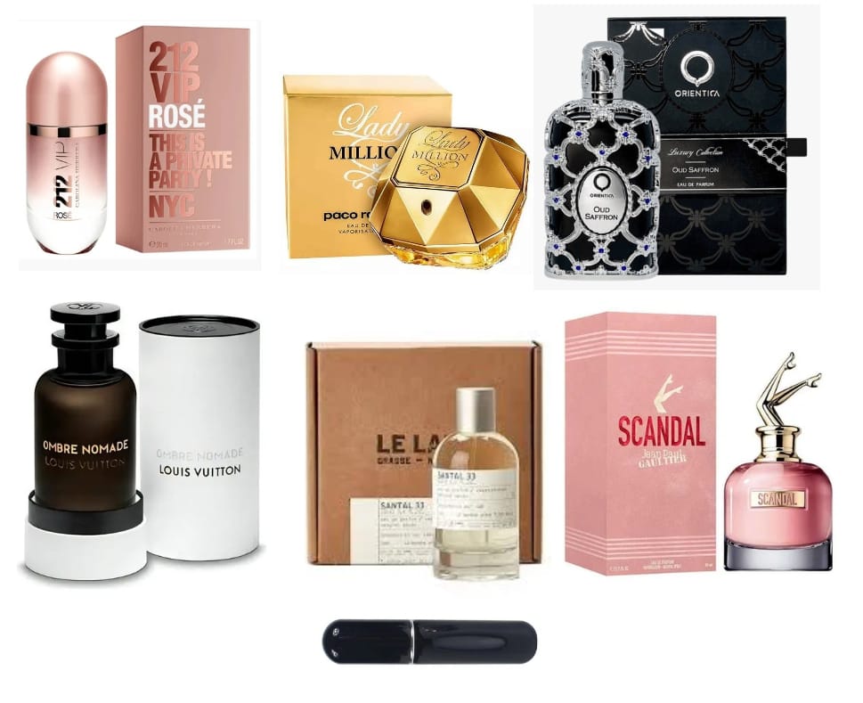 AEC 6 PERFUMES + 1 PERFUMERO